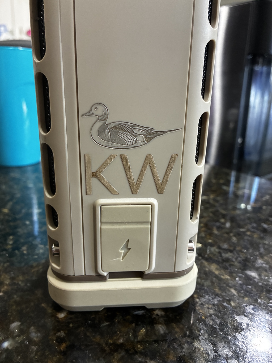 Personalized engraving on specialty device